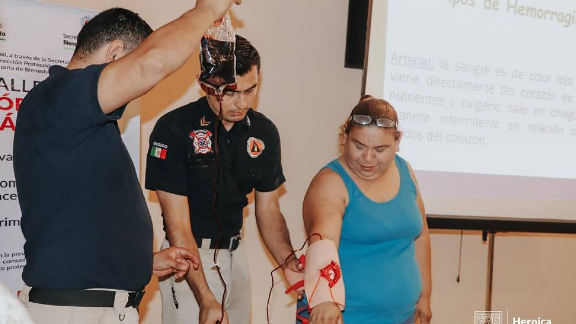 Imparten taller de Primeros Auxilios