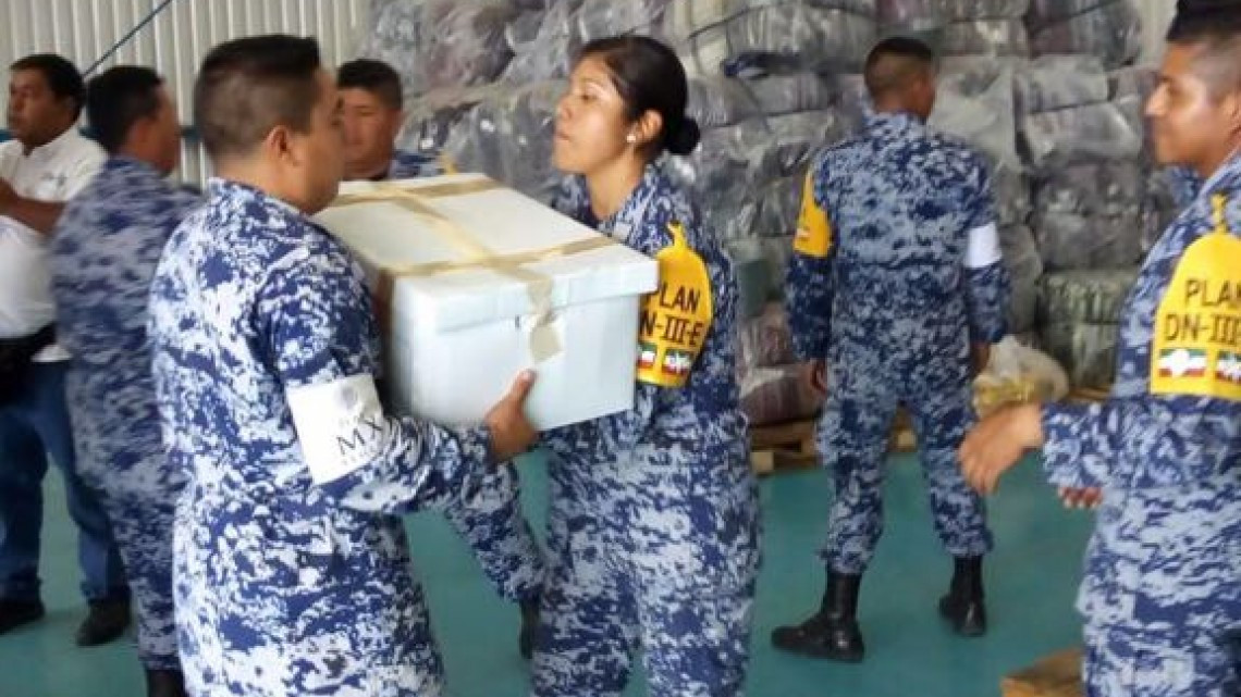 Llega primer tráiler con ayuda de tamaulipecos a Oaxaca