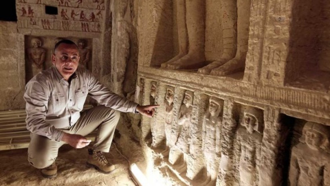 Encuentran tumba de hace 4 mil 400 años en Egipto