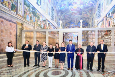 Inauguran exposición temporal de la Capilla Sixtina en Reynosa