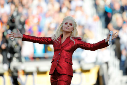Lady Gaga ensaya para el Super Bowl