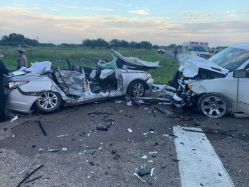 Fallecen dos menores en accidente vehicular en Edinburg 