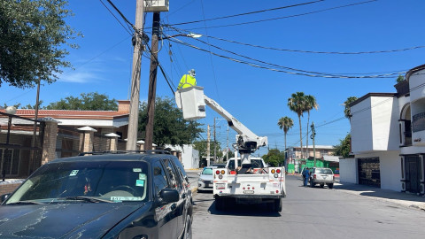 Mejora Gobierno de Carlos Peña Ortiz alumbrado público en Reynosa