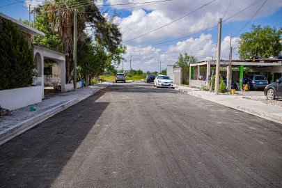 Avanza Gobierno de Matamoros en pavimentación, concluye obras en beneficio de cientos de familias