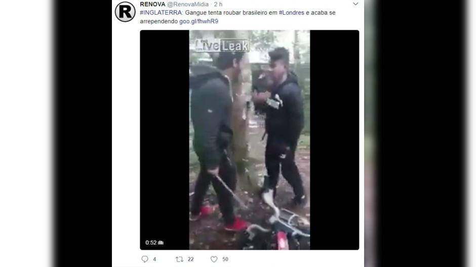 Brasileño se defiende de ladrones en Londres