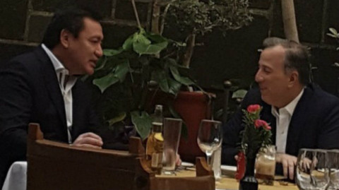 Meade se reúne con Osorio Chong en restaurante 
