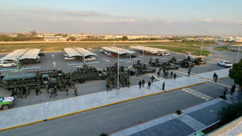 Arriban a Nuevo Laredo  277 elementos de la SEDENA para reforzar estrategia de seguridad