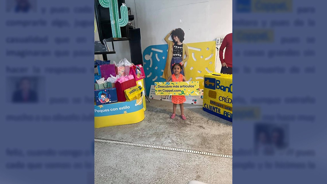 Niña de Ciudad Juárez pide fiesta con temática de Coppel