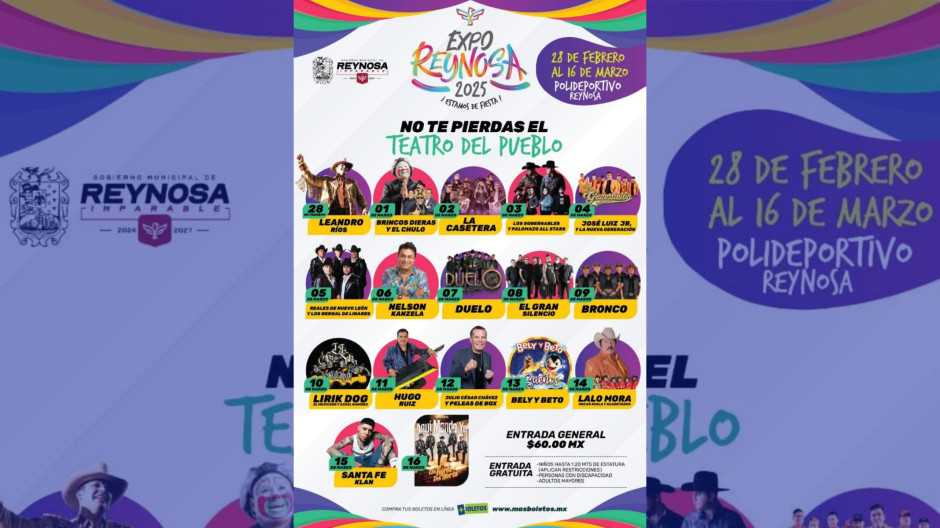 Invita Carlos Peña Ortiz a la Expo Reynosa 2025 