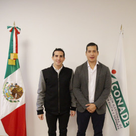 Se reúne INDE Tamaulipas con Rommel Pacheco, director de la CONADE 