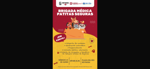 Ofrecerá Gobierno de Reynosa servicios veterinarios gratuitos