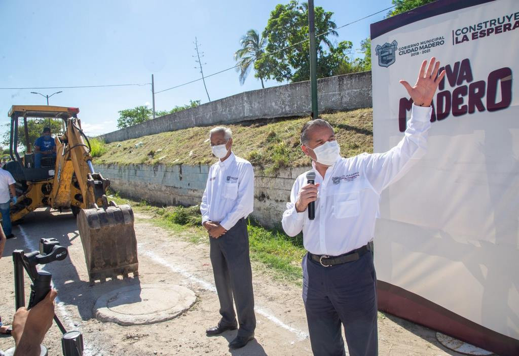Dan arranque a obra hidrosanitaria en Ciudad Madero