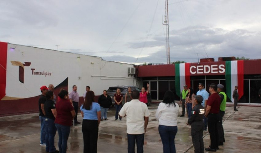 Participan CEDES de Tamaulipas en Simulacro Nacional 2025