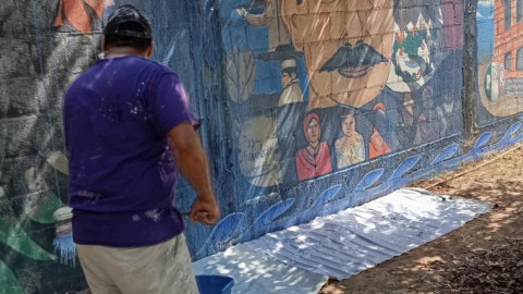 Preparan 10º aniversario del Mega Mural en el CREDE