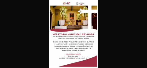 Atención funeraria los 365 días del año en Velatorio Municipal