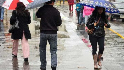 Masa de aire frío favorecerá lluvias en la mayor parte del país