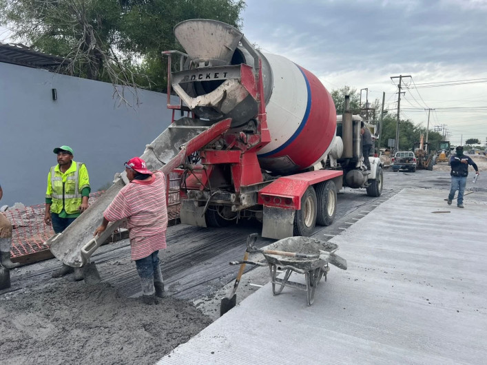 Avanza de obra integral de la calle Conde de Sierra Gorda