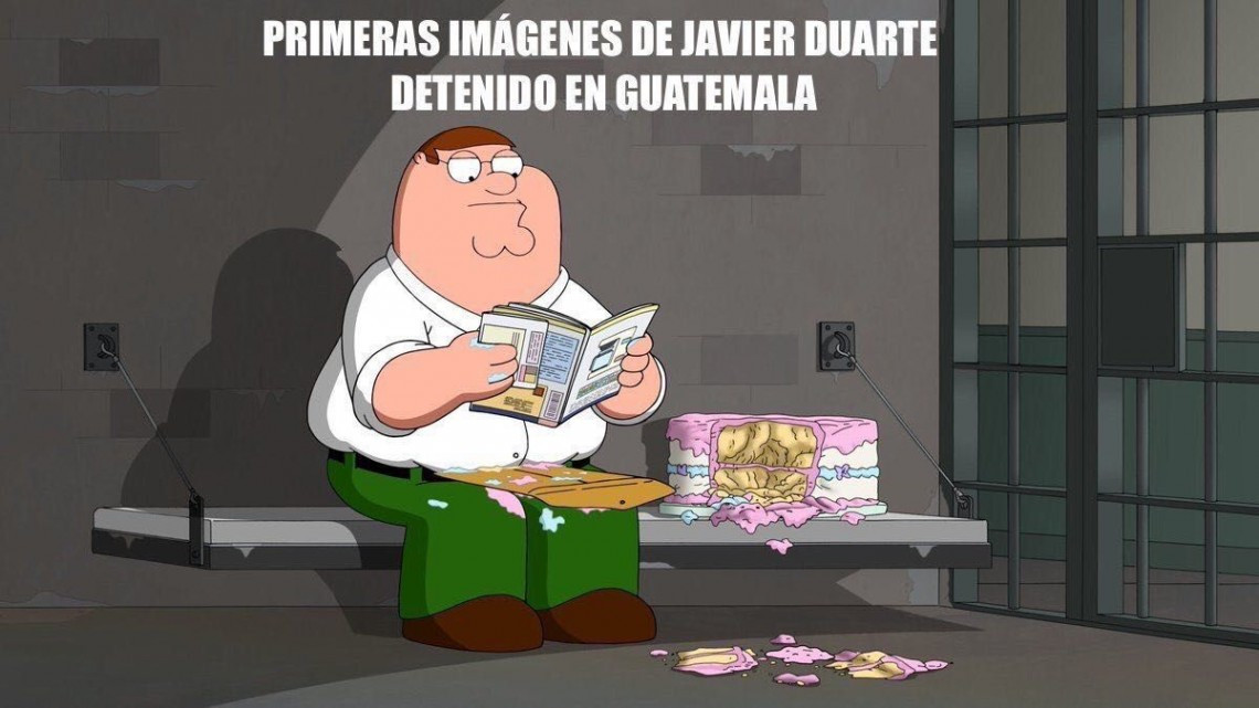 Detención de Javier Duarte en 'memes'