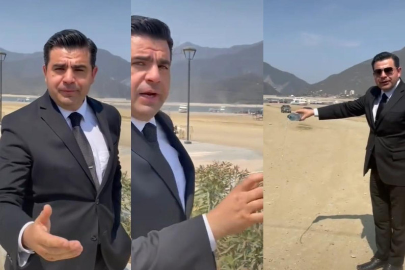 'Candidato' propone insólita solución a la escasez de agua en Nuevo León