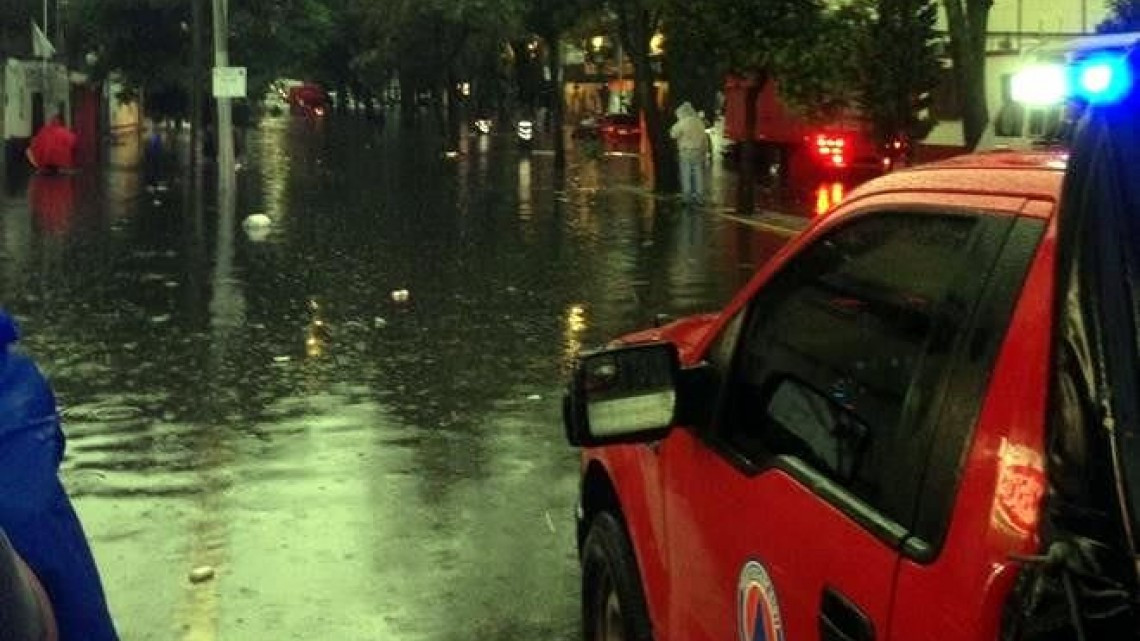Lluvias afectan el sur de la Ciudad de México