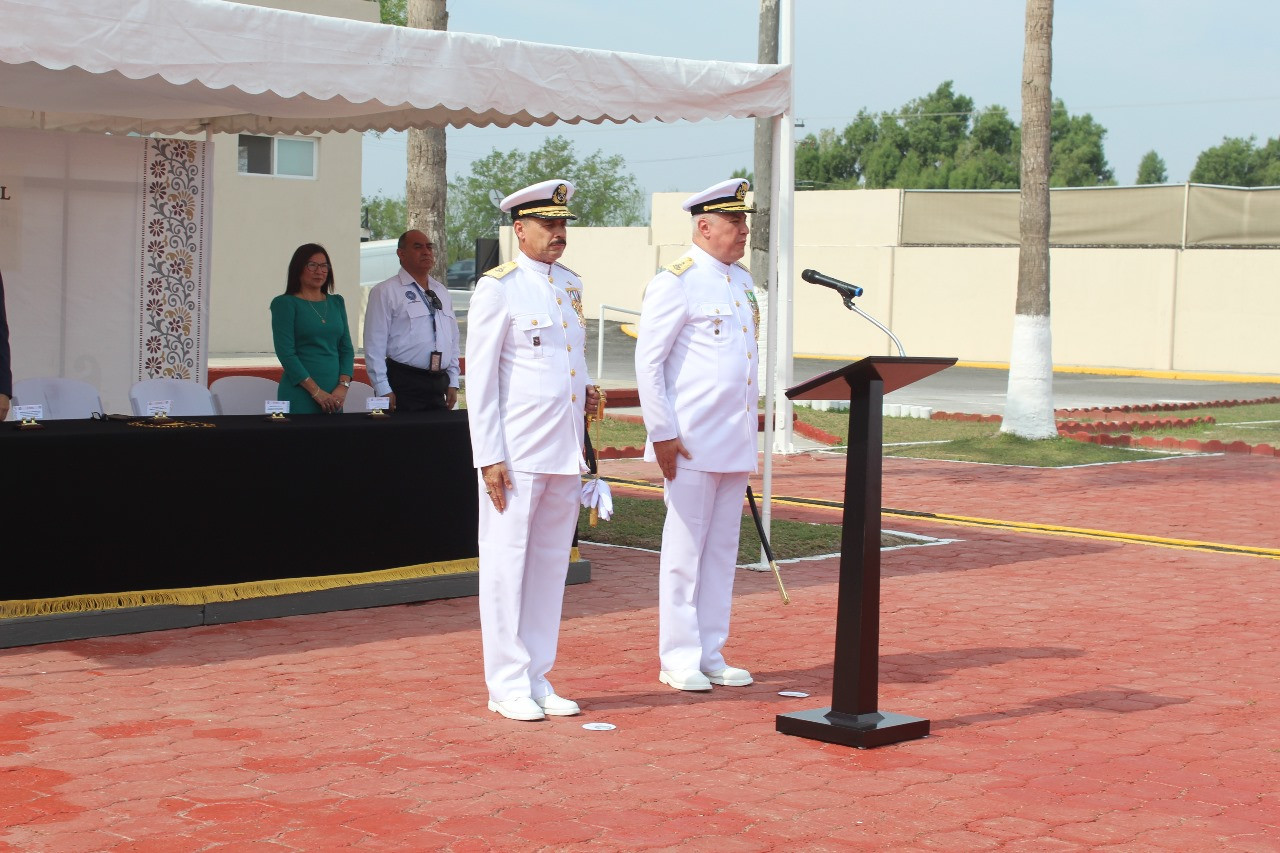 Contralmirante Víctor Manuel Salas Hernández toma posesión al frente del Sector Naval de Matamoros
