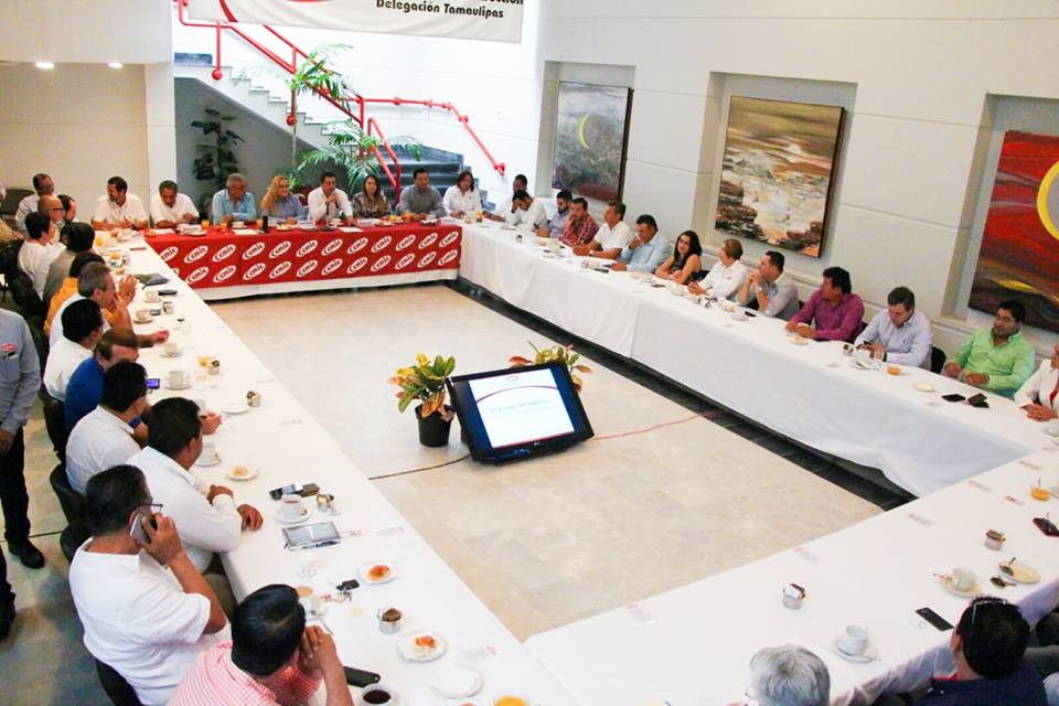 Sostiene CMIC reunión con la alcaldesa de Altamira