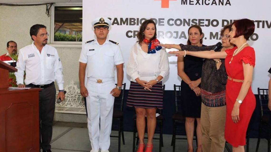 Alcalde de Madero refrenda su compromiso a la Cruz Roja 