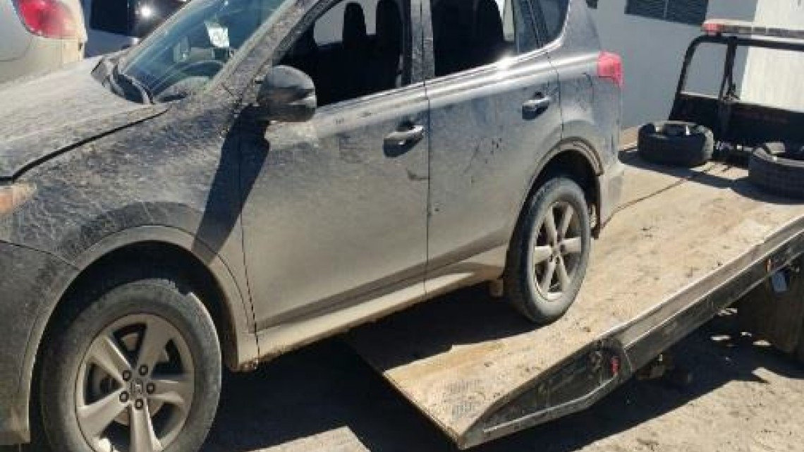 Aseguran vehículos, cargadores, cartuchos y ponchallantas en Díaz Ordaz