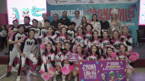 Entregó Secretaría de Turismo 1.3 mdp a lo mejor del Carnaval Tamaulipas 2025