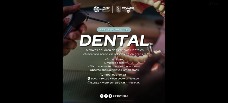 Promueve DIF-Reynosa la salud bucal con atención dental gratuita para todas las familias
