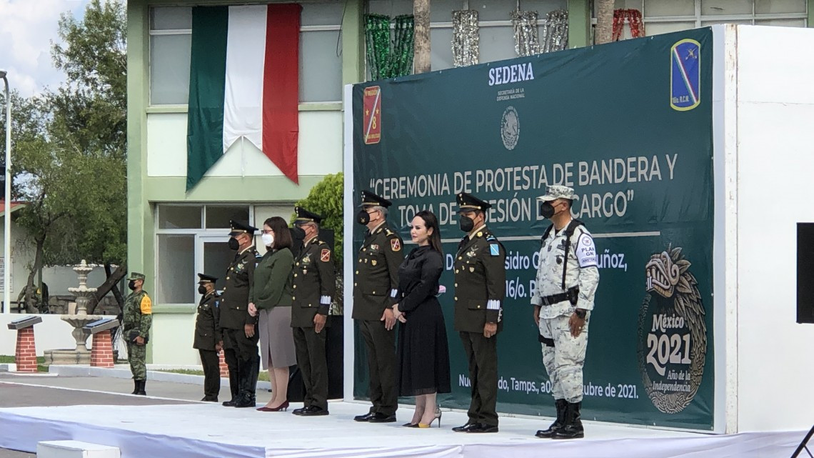 Toma posesión nuevo comandante militar en Nuevo Laredo