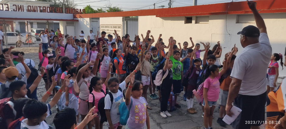 Participan 150 menores en Plan Vacacional de Verano organizado por Gobierno de Matamoros, a través de SECUDE