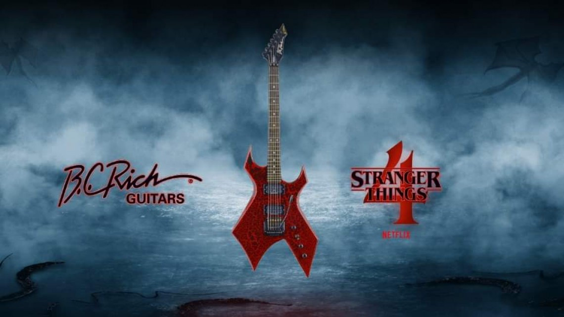 BC Rich y Netflix lanzan guitarra especial muy al estilo de Eddie Munson