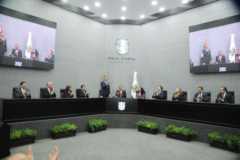 Avanza con certidumbre renovación del Poder Judicial en Tamaulipas: Américo Villarreal