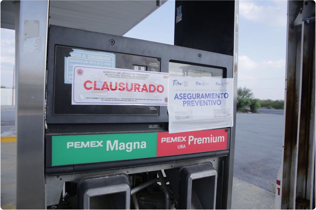 Realizan operativo en gasolineras de la frontera