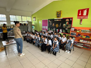 Impulsa Gobierno Municipal educación ambiental en el Jardín de Niños La Paz