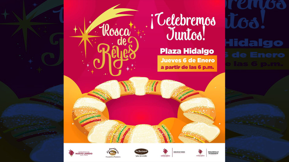 Celebra Gobierno Municipal día de Reyes con gran rosca