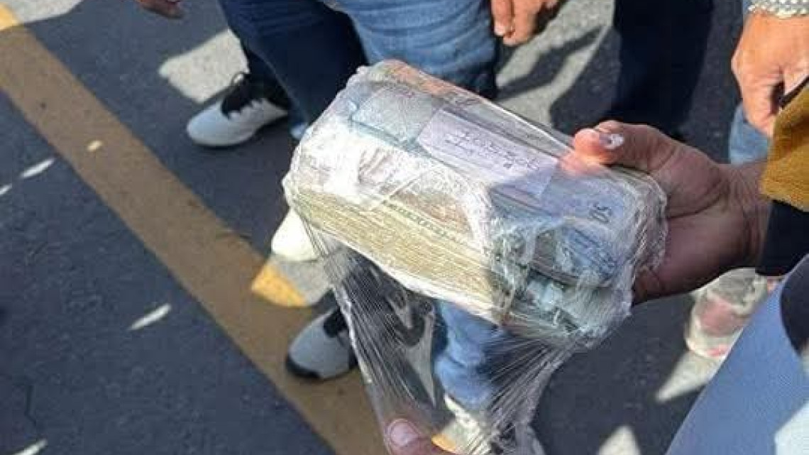 Bloquean temporalmente carretera Matamoros-Victoria por decomiso de dinero