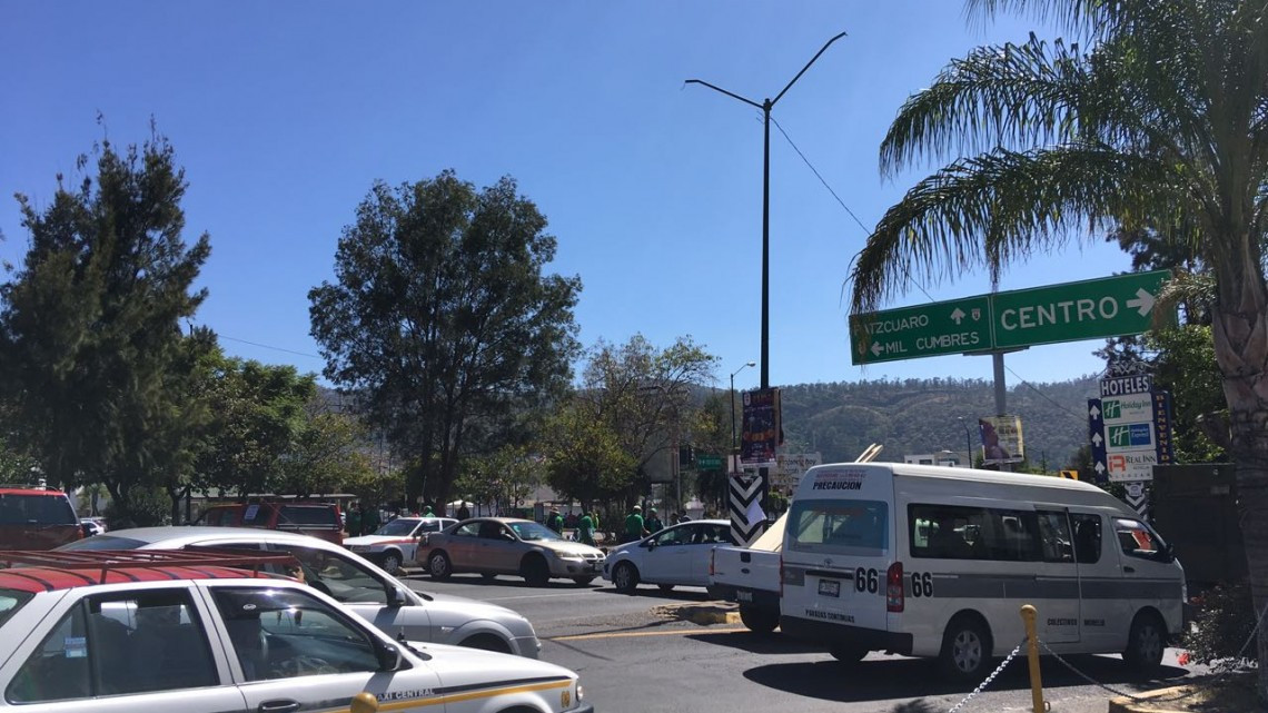 CNTE y Sindicato de Trabajadores del Poder Ejecutivo paralizan Morelia   