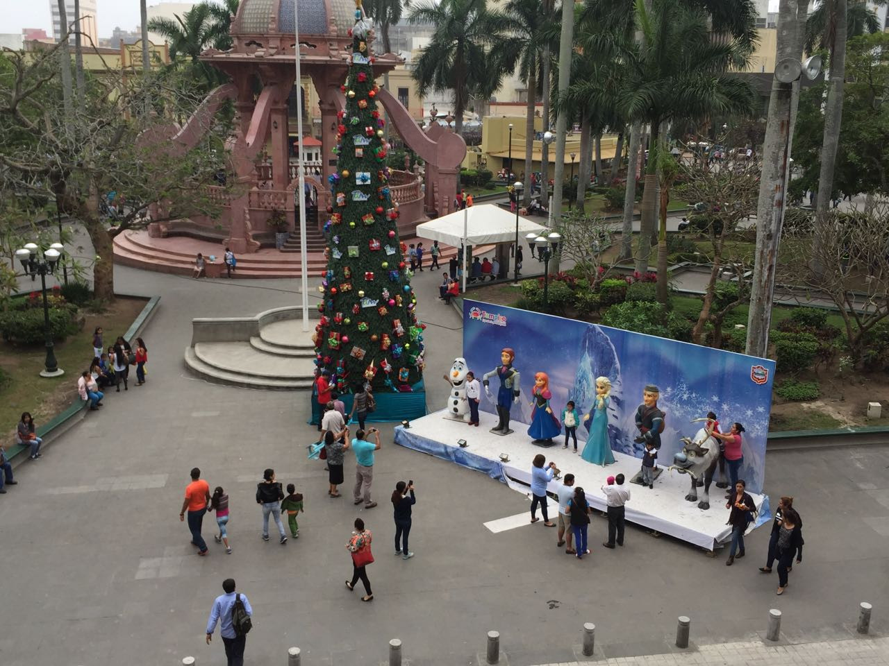 Gran afluencia turística en la temporada vacacional decembrinas