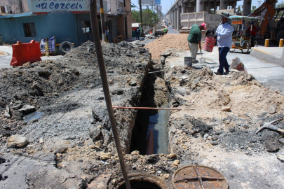 Restablecido servicio de drenaje en bulevar Hidalgo