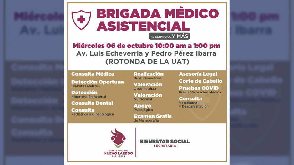 Realizará Gobierno Municipal brigada de salud en la Colonia Infonavit