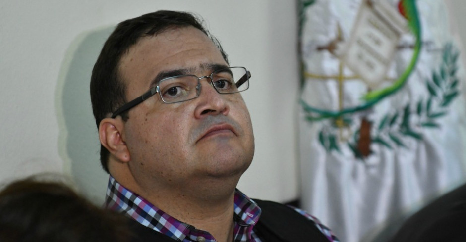 Javier Duarte se encuentra en la zona de ingreso del Reclusorio Norte