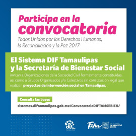 DIF estatal y SEBIEN hacen llamado de unión a la ciudadanía 