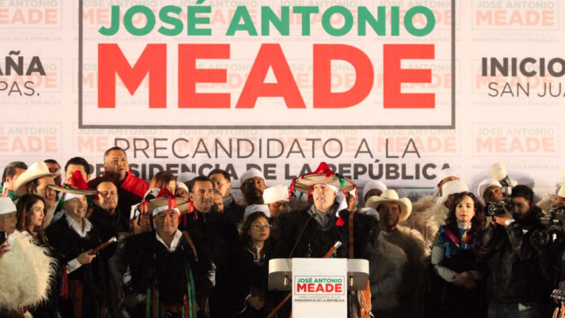 Meade inicia precampaña en San Juan Chamula, Chiapas