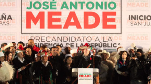 Meade inicia precampaña en San Juan Chamula, Chiapas