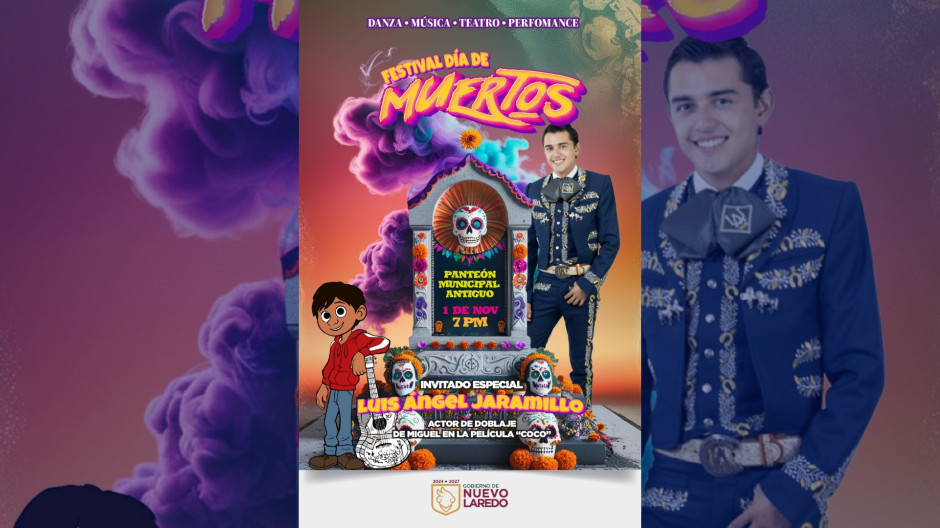 Invitan a festival de día de muertos en el panteón antiguo; se presentará actor de coco