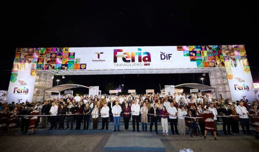 Inaugura Américo Villarreal la Feria Tamaulipas 2025, una fiesta de unidad y tradición