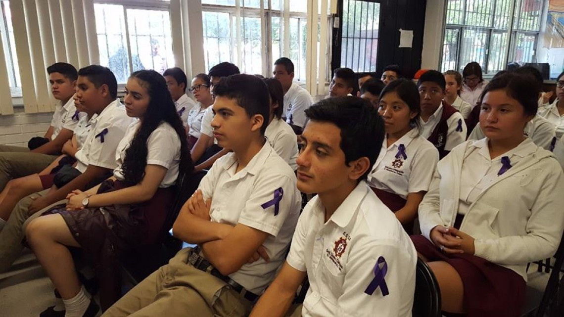 DIF Matamoros lleva programa “#AmorNoDolor a secundarias