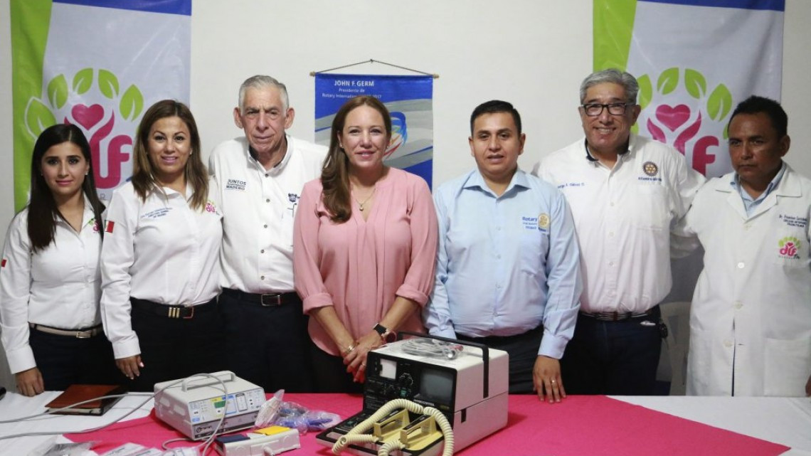 Recibe DIF Madero donativo de equipo hospitalario 